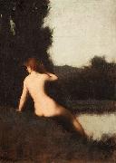Jean-Jacques Henner A Bather oil painting reproduction